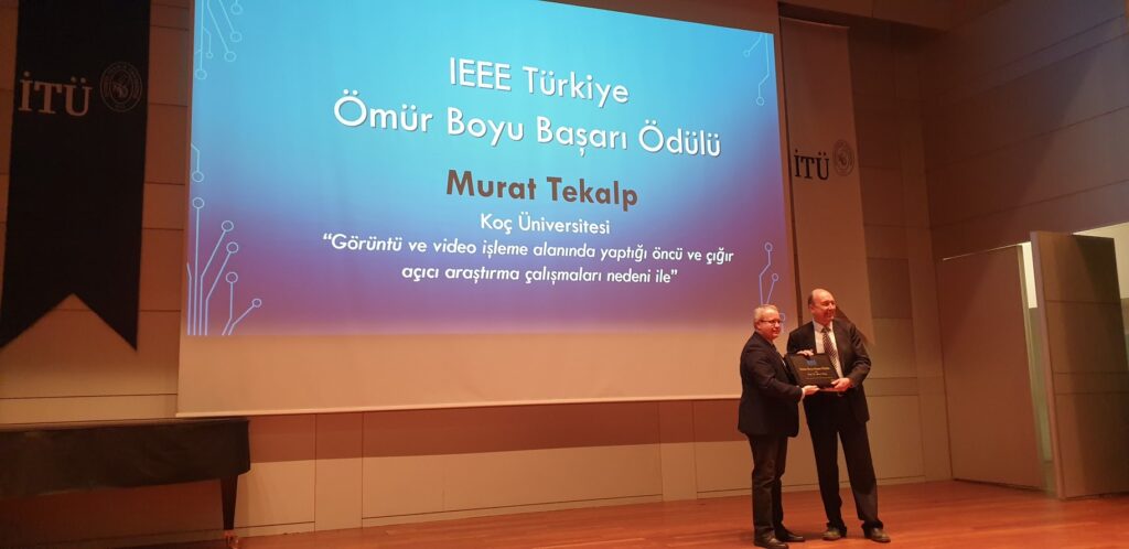 Lifetime Achievement Award, IEEE Turkey Section (11 February 2019)